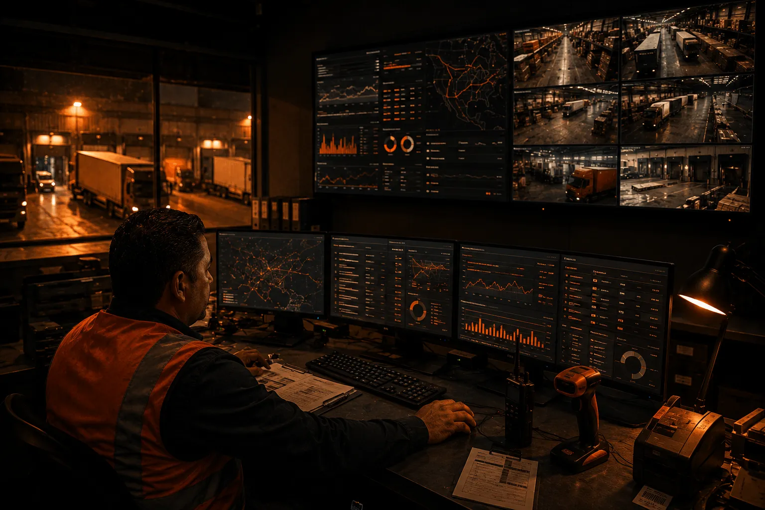 Torre de control In-Plant de Birdman con dashboards y monitoreo de andenes en tiempo real