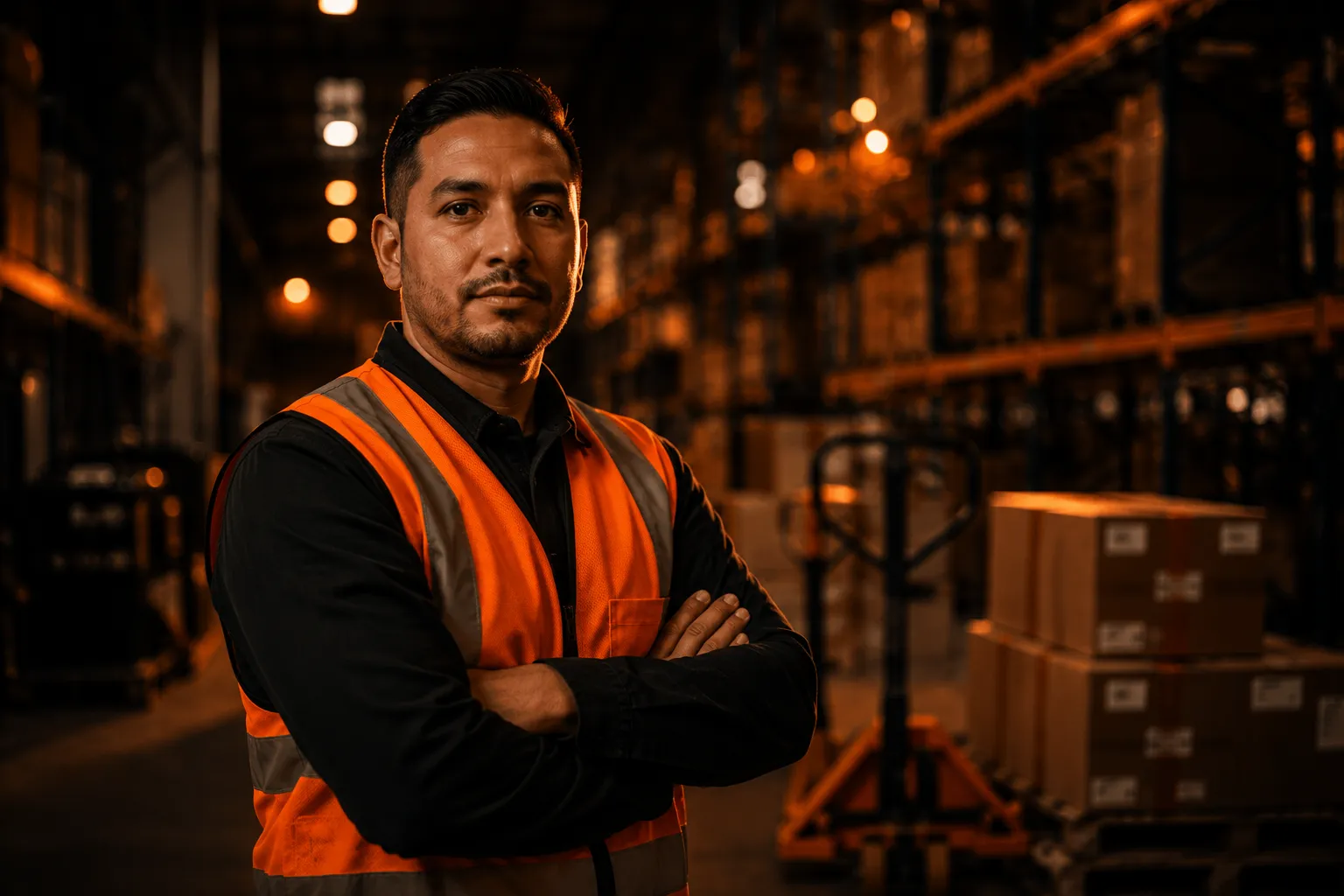 Responsable de operaciones de Trust Logistics en el centro de fulfillment