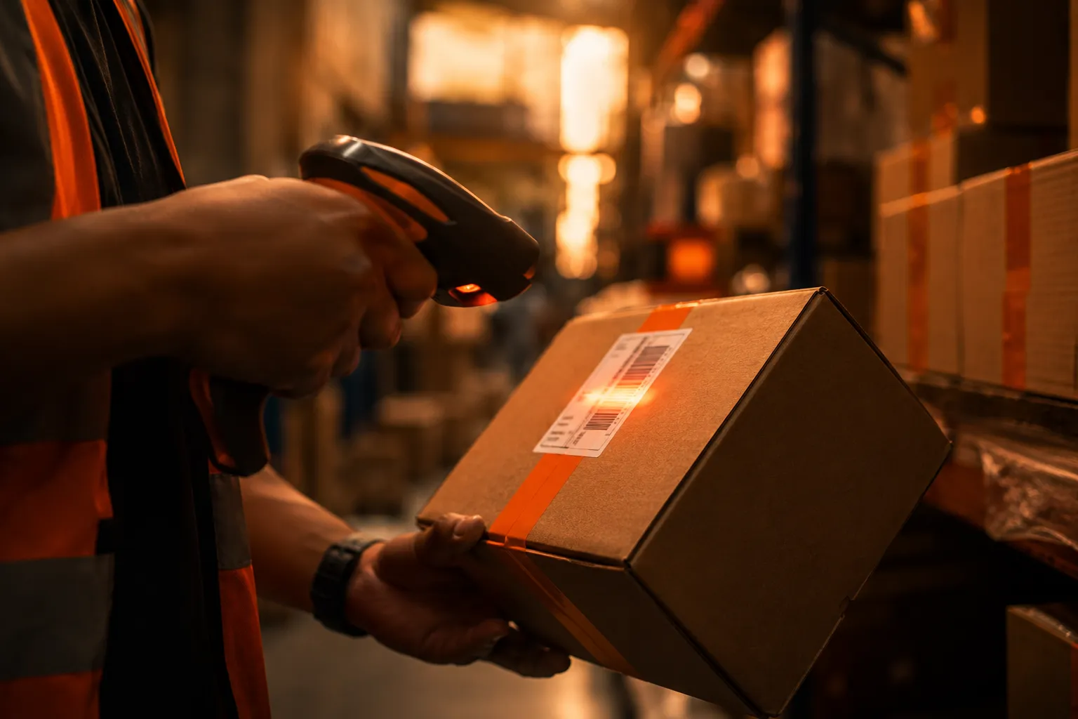 Escaneo y trazabilidad de cada paquete en la operación de Trust Logistics